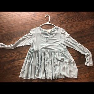 Altar’d State flowy teal/turquoise blouse